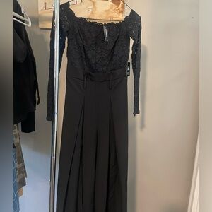 Long black jumpsuit